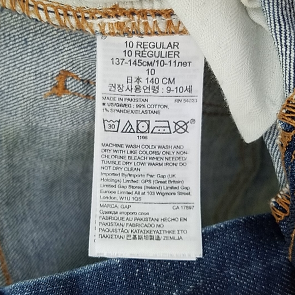 Gap denim Shorty Shorts size 10 - Picture 6 of 7